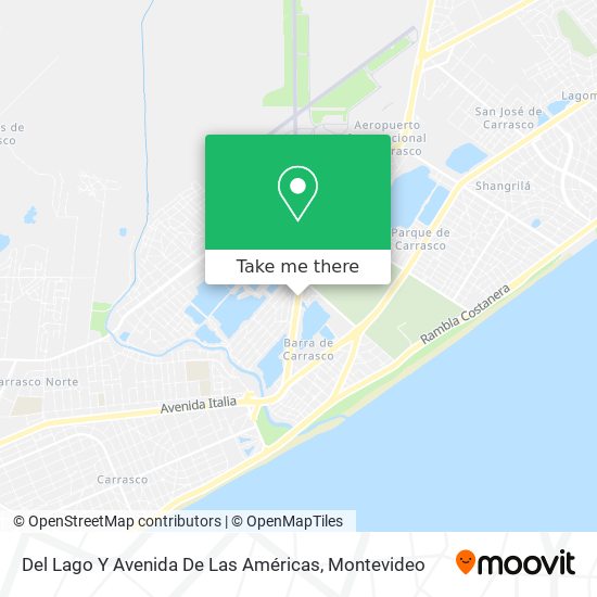 Del Lago Y Avenida De Las Américas map