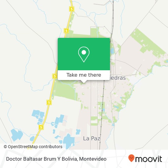 Doctor Baltasar Brum Y Bolivia map