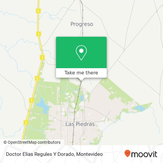 Doctor Elias Regules Y Dorado map