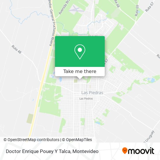 Doctor Enrique Pouey Y Talca map