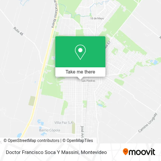 Doctor Francisco Soca Y Massini map