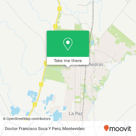 Doctor Francisco Soca Y Perú map