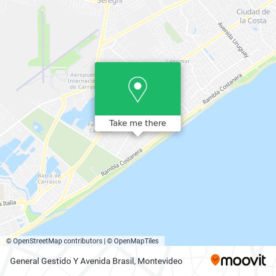General Gestido Y Avenida Brasil map
