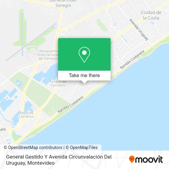 Mapa de General Gestido Y Avenida Circunvalación Del Uruguay