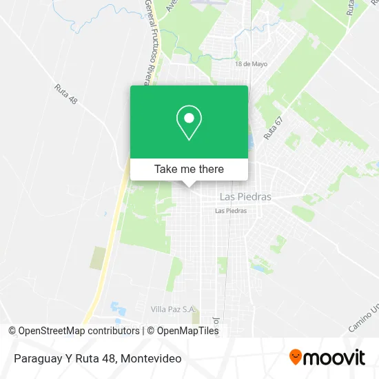 Paraguay Y Ruta 48 map