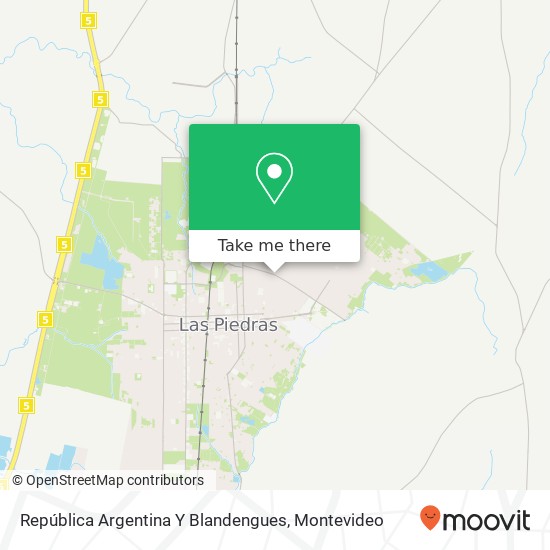 República Argentina Y Blandengues map