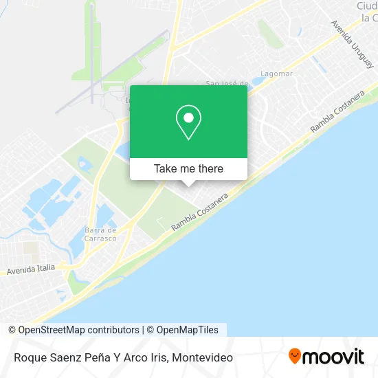 Mapa de Roque Saenz Peña Y Arco Iris