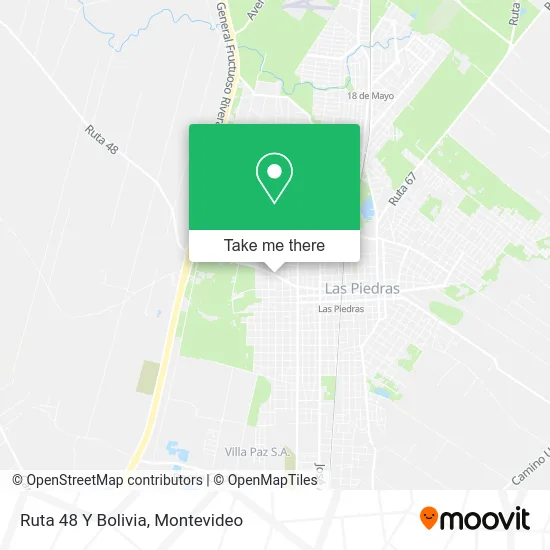 Ruta 48 Y Bolivia map