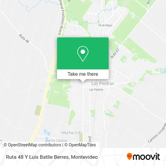 Ruta 48 Y Luis Batlle Berres map