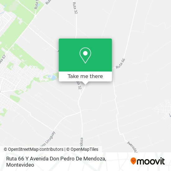 Mapa de Ruta 66 Y Avenida Don Pedro De Mendoza