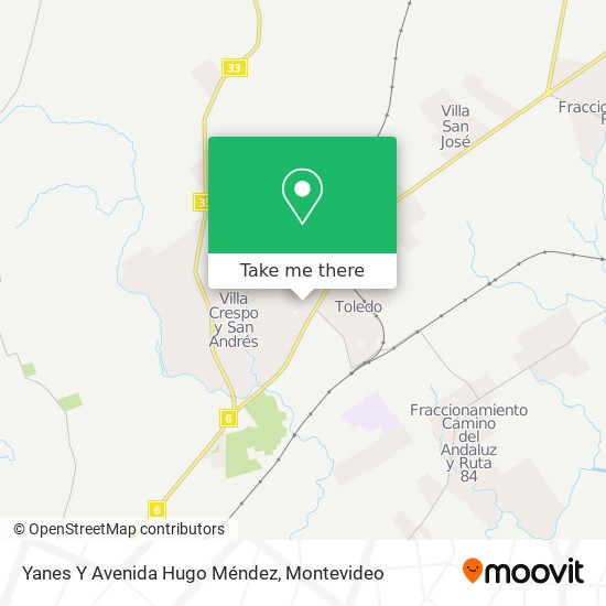 Yanes Y Avenida Hugo Méndez map