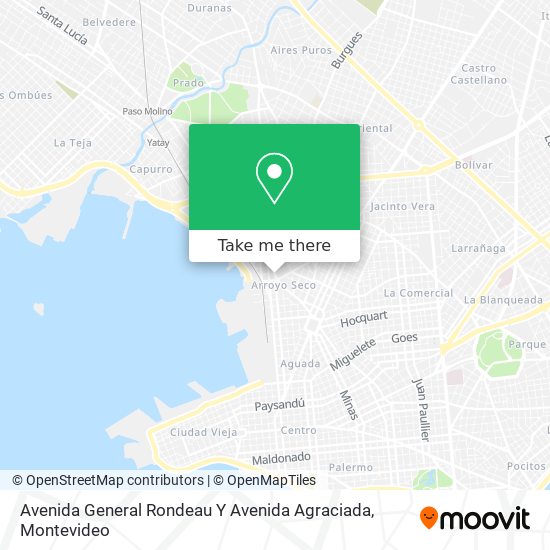 Avenida General Rondeau Y Avenida Agraciada map