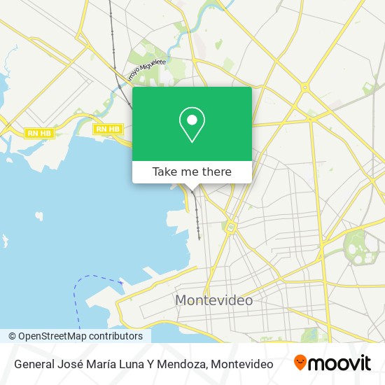 General José María Luna Y Mendoza map