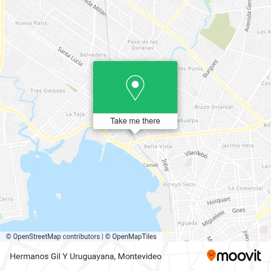Mapa de Hermanos Gil Y Uruguayana
