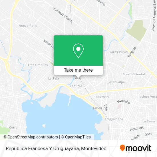 Mapa de República Francesa Y Uruguayana