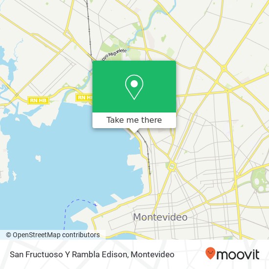 Mapa de San Fructuoso Y Rambla Edison