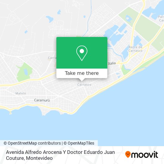 Avenida Alfredo Arocena Y Doctor Eduardo Juan Couture map