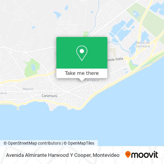 Avenida Almirante Harwood Y Cooper map