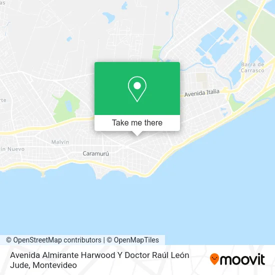 Mapa de Avenida Almirante Harwood Y Doctor Raúl León Jude