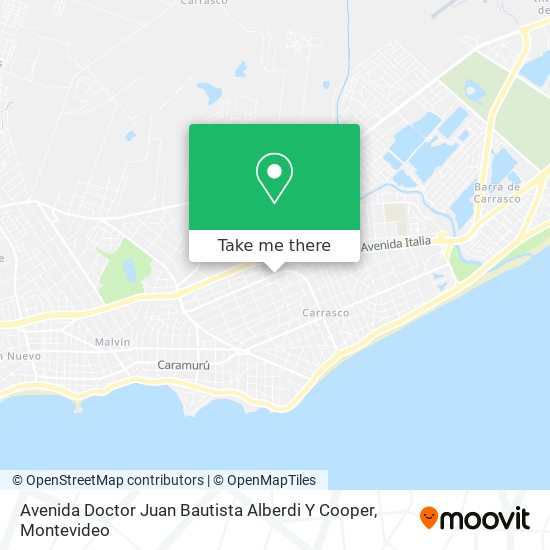 Avenida Doctor Juan Bautista Alberdi Y Cooper map