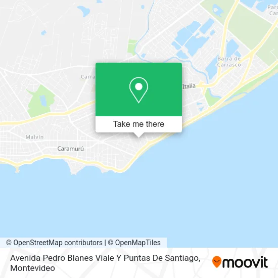 Avenida Pedro Blanes Viale Y Puntas De Santiago map