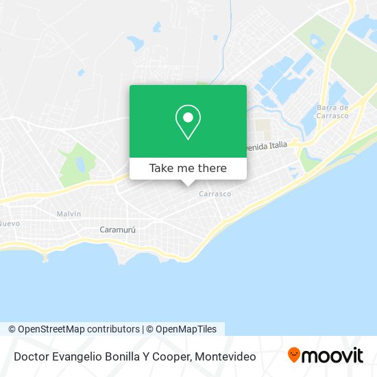Doctor Evangelio Bonilla Y Cooper map