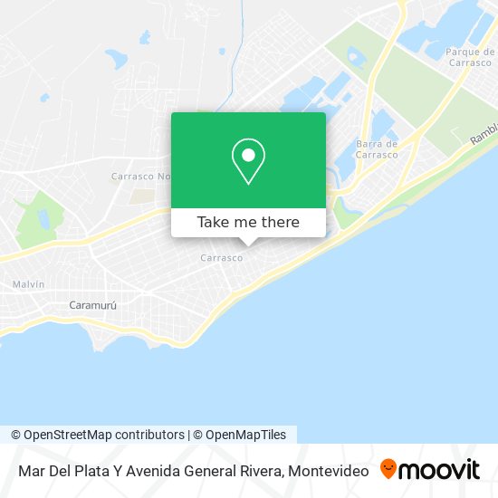 Mar Del Plata Y Avenida General Rivera map