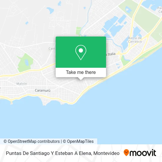 Mapa de Puntas De Santiago Y Esteban A Elena