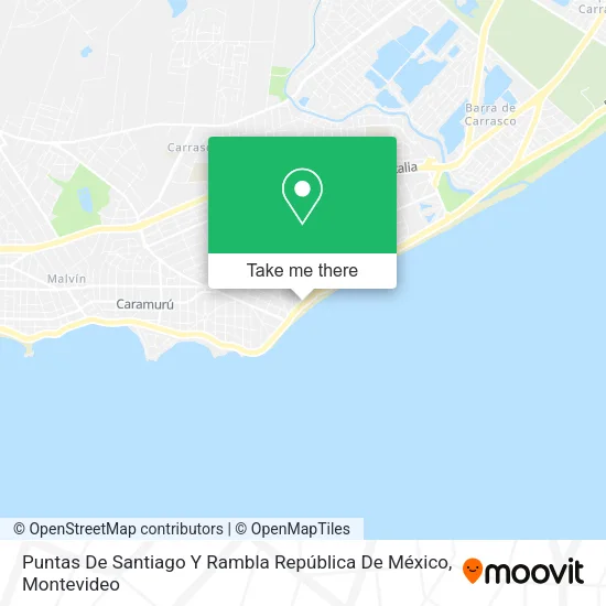 Mapa de Puntas De Santiago Y Rambla República De México