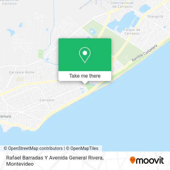 Mapa de Rafael Barradas Y Avenida General Rivera