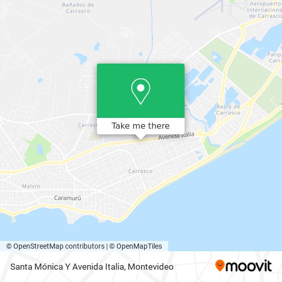 Santa Mónica Y Avenida Italia map