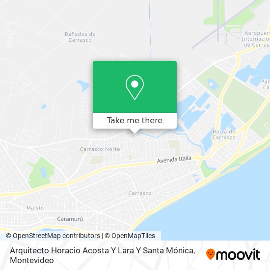 Arquitecto Horacio Acosta Y Lara Y Santa Mónica map