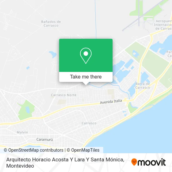 Mapa de Arquitecto Horacio Acosta Y Lara Y Santa Mónica