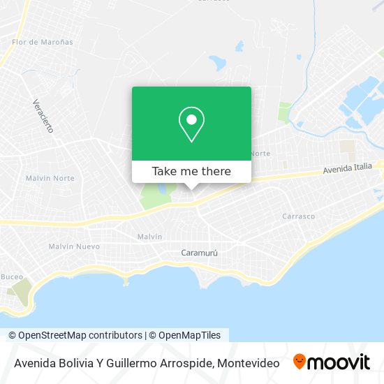 Avenida Bolivia Y Guillermo Arrospide map