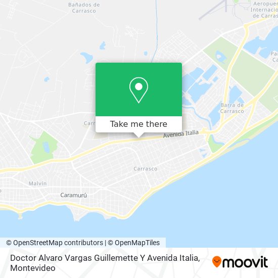 Doctor Alvaro Vargas Guillemette Y Avenida Italia map