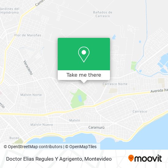 Doctor Elias Regules Y Agrigento map