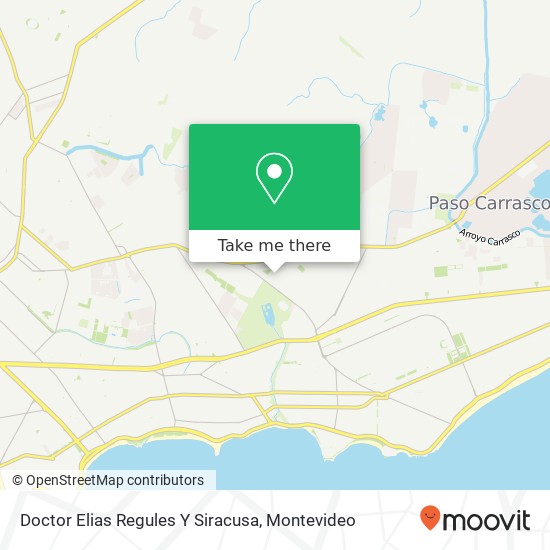 Doctor Elias Regules Y Siracusa map