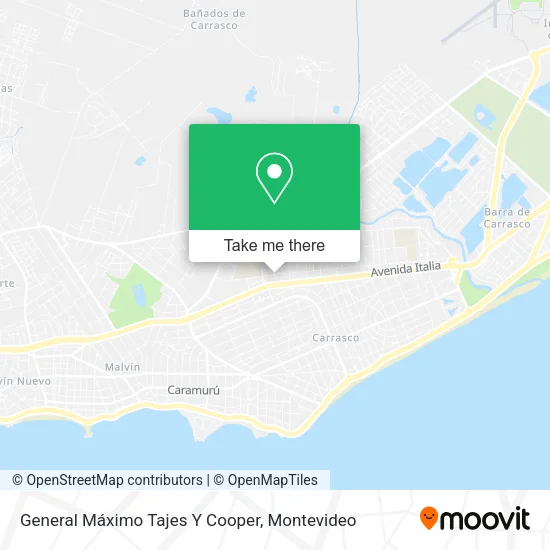 General Máximo Tajes Y Cooper map