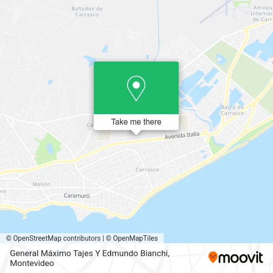 Mapa de General Máximo Tajes Y Edmundo Bianchi