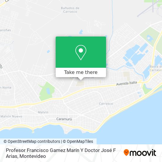 Profesor Francisco Gamez Marín Y Doctor José F Arias map