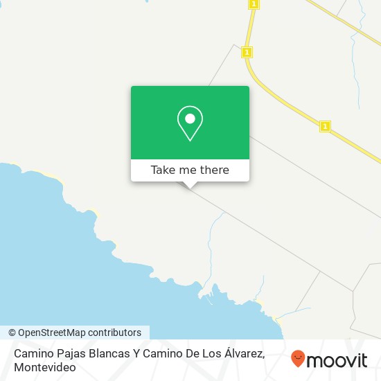 Mapa de Camino Pajas Blancas Y Camino De Los Álvarez