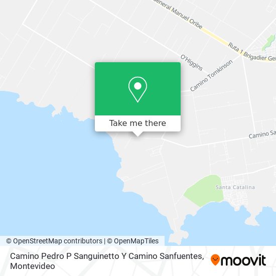 Camino Pedro P Sanguinetto Y Camino Sanfuentes map
