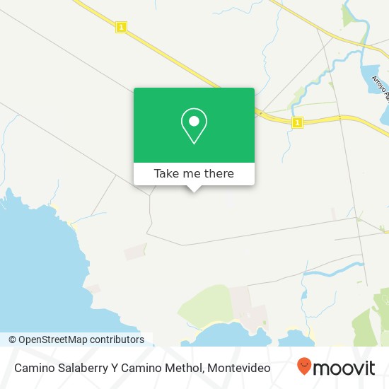 Camino Salaberry Y Camino Methol map