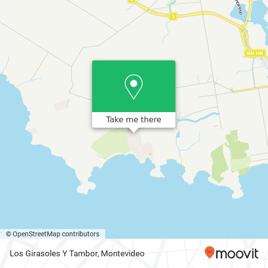 Mapa de Los Girasoles Y Tambor