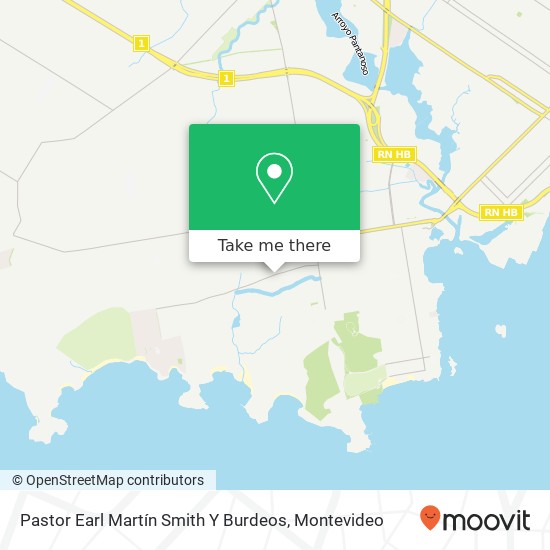 Mapa de Pastor Earl Martín Smith Y Burdeos