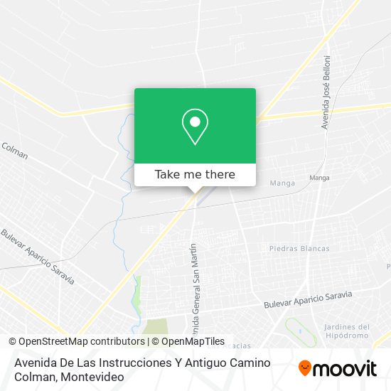 Avenida De Las Instrucciones Y Antiguo Camino Colman map
