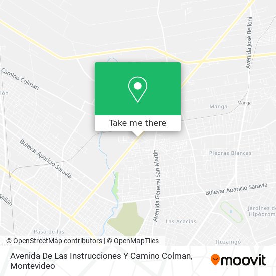 Avenida De Las Instrucciones Y Camino Colman map