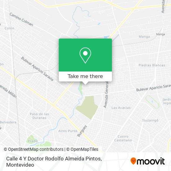 Calle 4 Y Doctor Rodolfo Almeida Pintos map