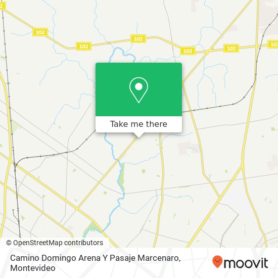 Camino Domingo Arena Y Pasaje Marcenaro map