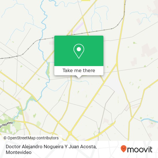 Doctor Alejandro Nogueira Y Juan Acosta map